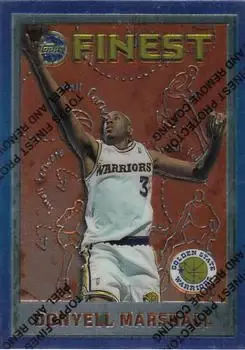 1995-96 Finest #215 - Donyell Marshall - Golden State Warriors - Front