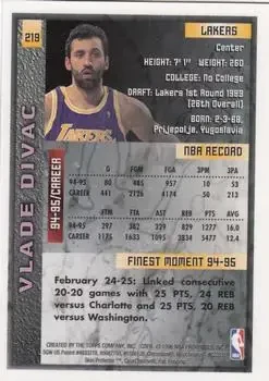 Back of Vlade Divac