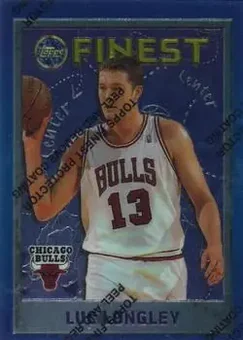 1995-96 Finest #223 - Luc Longley - Chicago Bulls