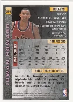 Back of Juwan Howard