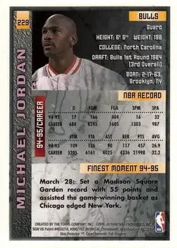 Back of Michael Jordan