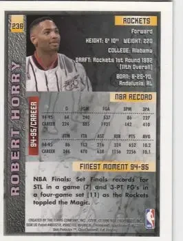 Back of Robert Horry