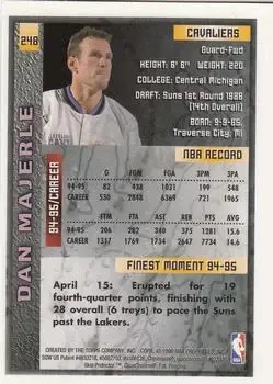Back of Dan Majerle