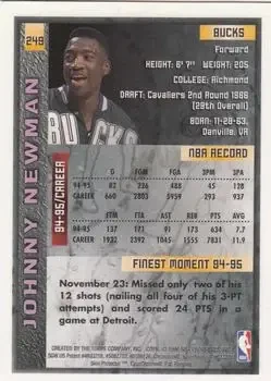 Back of Johnny Newman