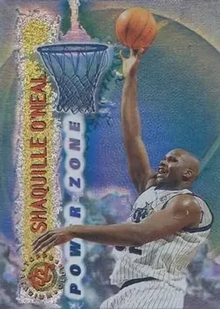 1995-96 Stadium Club #PZ1 Power Zone Shaquille O'Neal