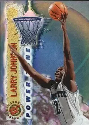 1995-96 Stadium Club #PZ5 Power Zone Larry Johnson