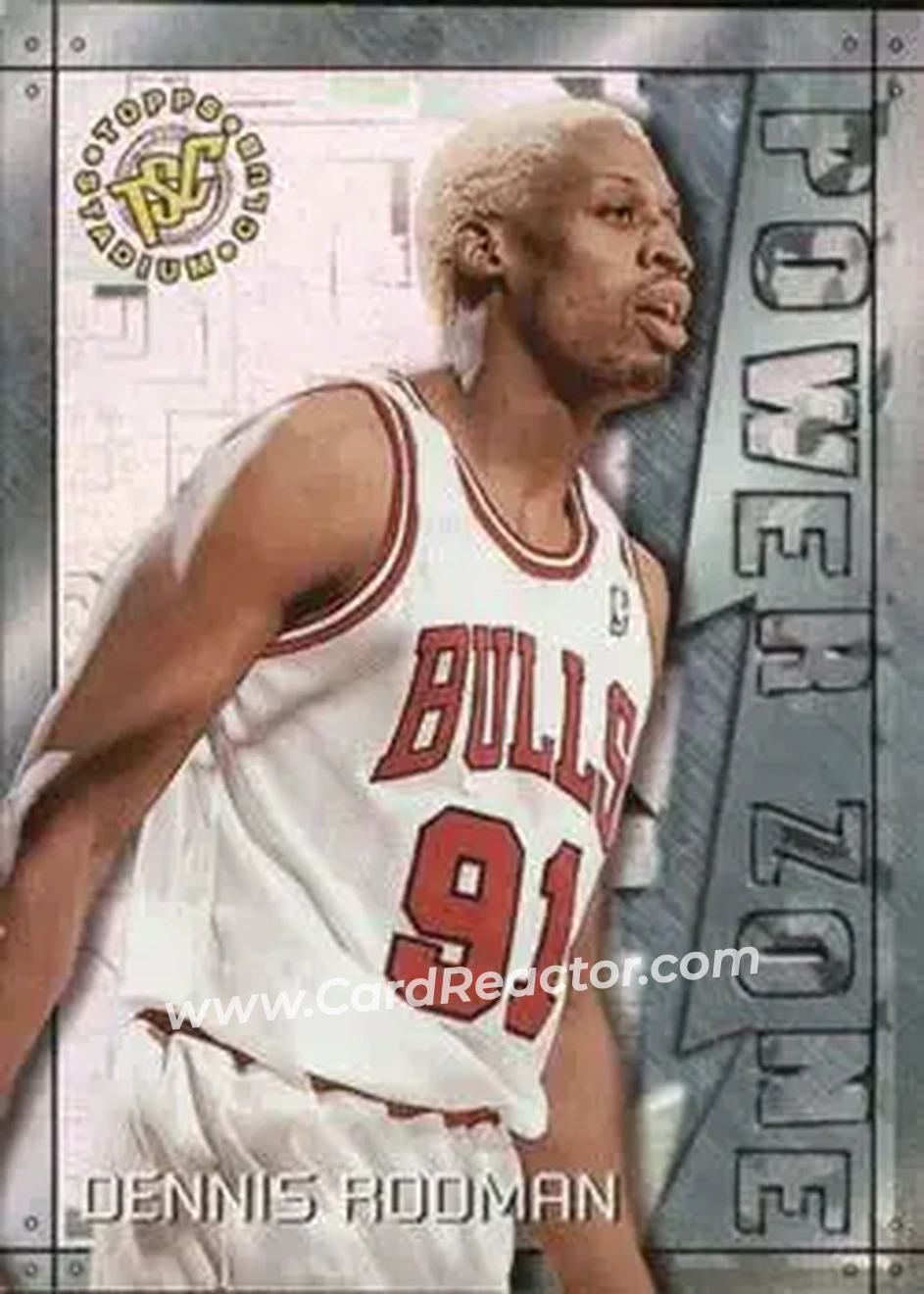 Front of Dennis Rodman