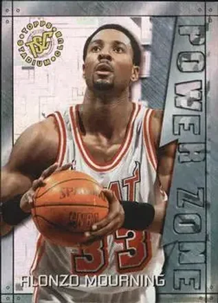 1995-96 Stadium Club #PZ11 Power Zone Alonzo Mourning