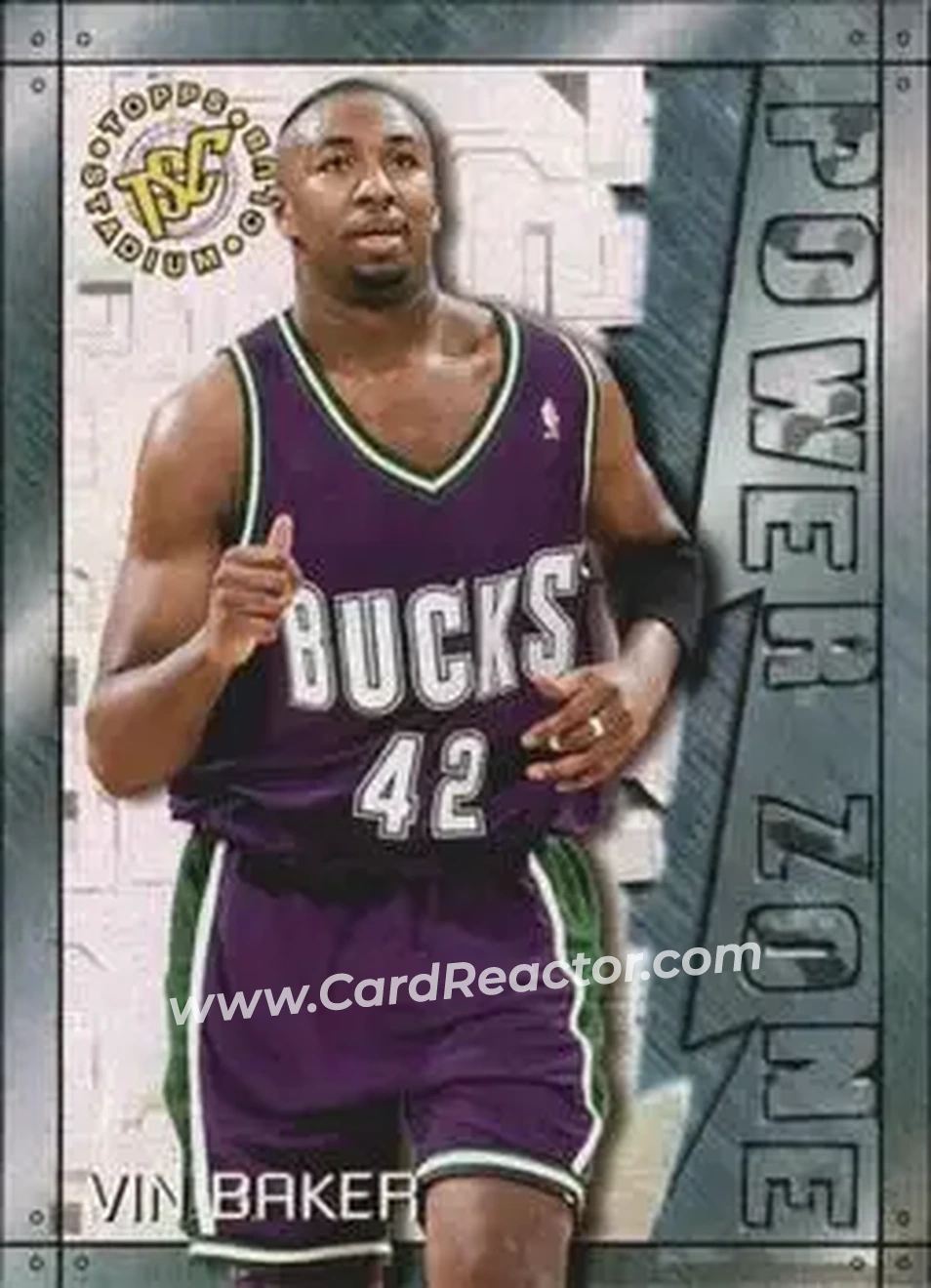Front of Vin Baker