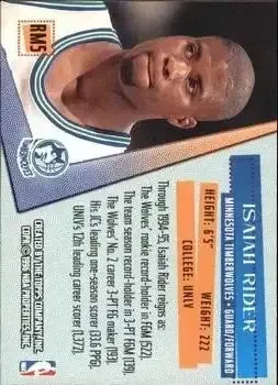 Back of Isaiah Rider