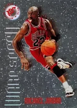 1995-96 Stadium Club #WS1 Warp Speed Michael Jordan
