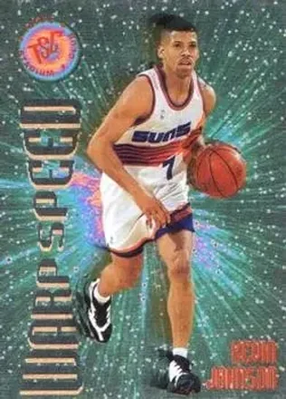 1995-96 Stadium Club #WS2 Warp Speed Kevin Johnson