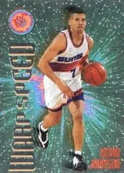 1995-96 Stadium Club #WS2 Warp Speed Kevin Johnson