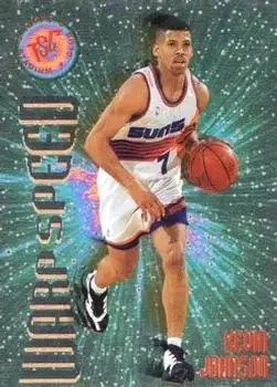 1995-96 Stadium Club #WS2 Warp Speed Kevin Johnson