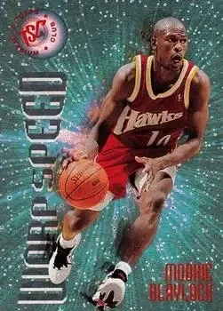1995-96 Stadium Club #WS5 Warp Speed Mookie Blaylock
