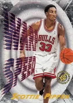 1995-96 Stadium Club #WS7 Warp Speed Scottie Pippen