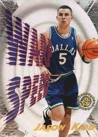 1995-96 Stadium Club #WS8 Warp Speed Jason Kidd