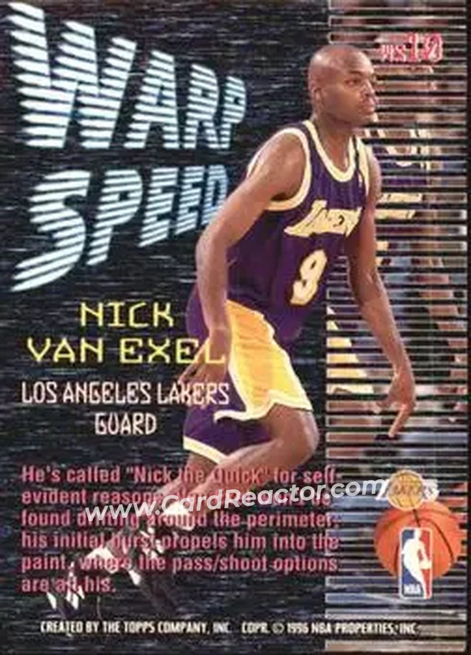 Back of Nick Van Exel