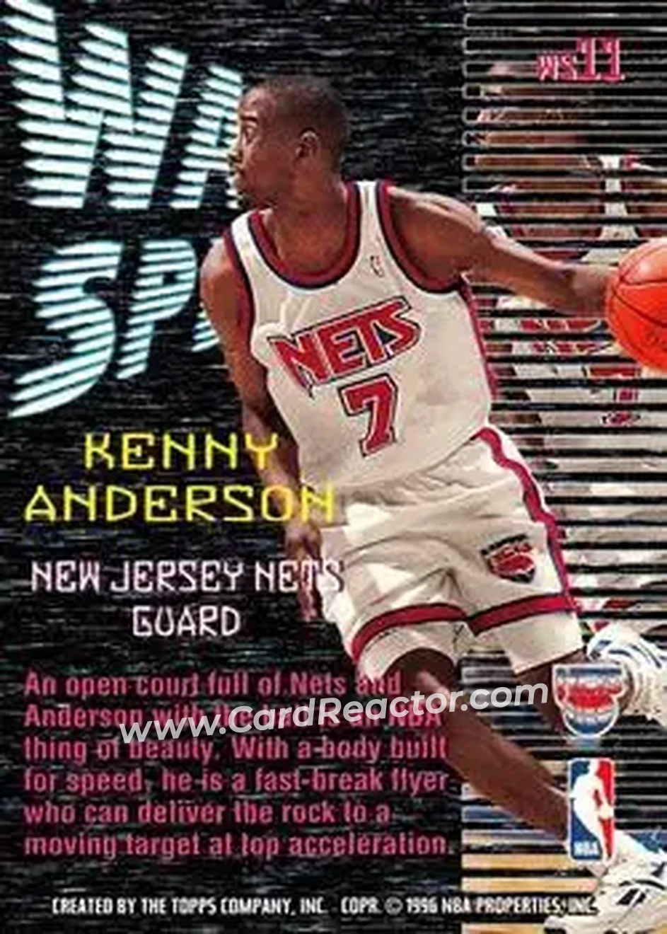 Back of Kenny Anderson