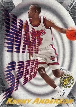 1995-96 Stadium Club #WS11 Warp Speed Kenny Anderson
