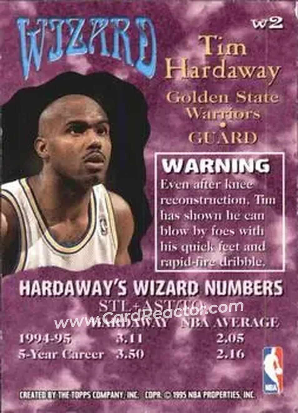 Back of Tim Hardaway