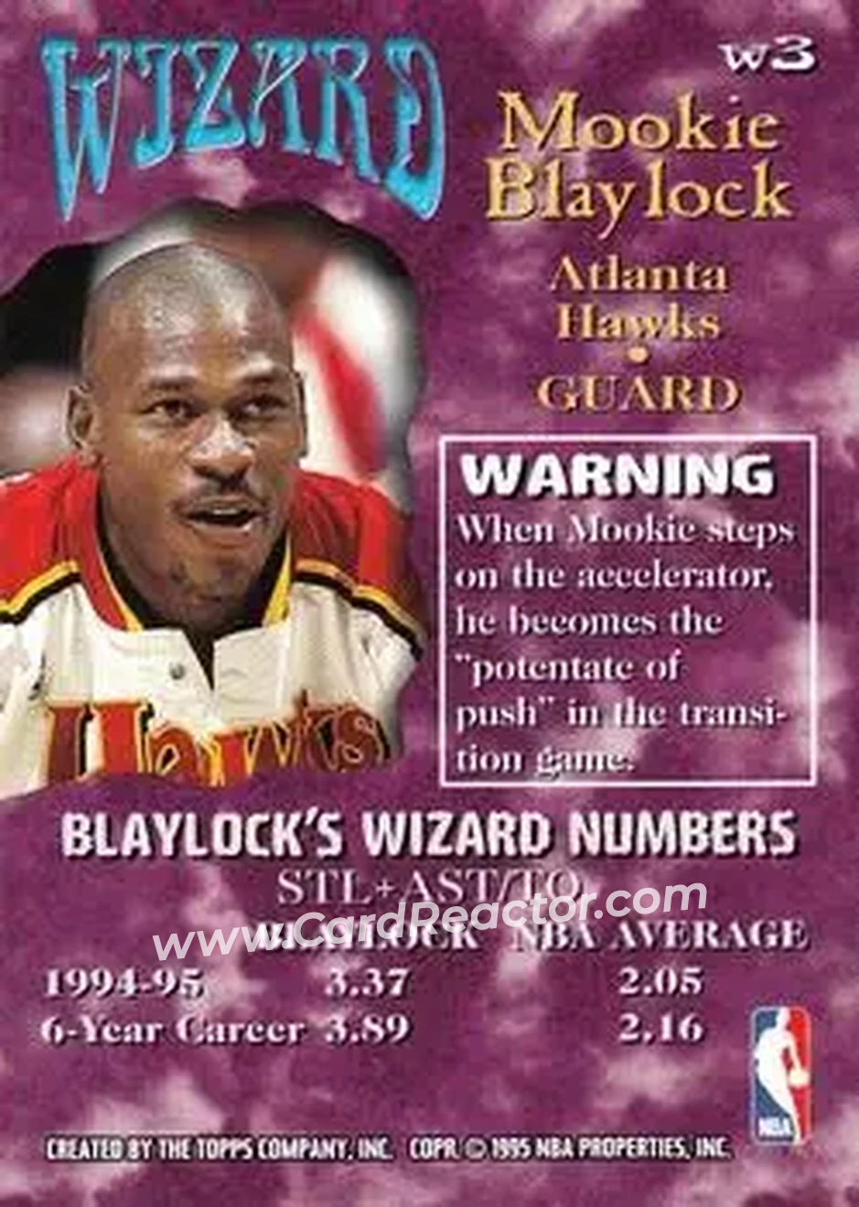 Back of Mookie Blaylock