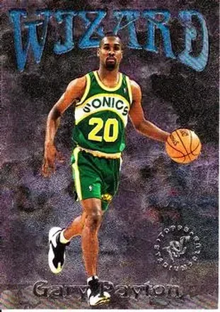 1995-96 Stadium Club #W4 Wizards Gary Payton