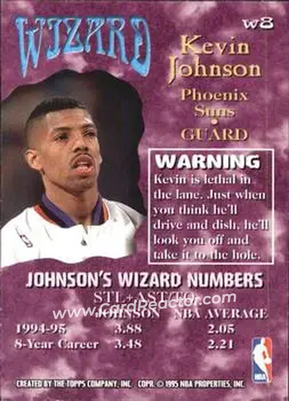 Back of Kevin Johnson