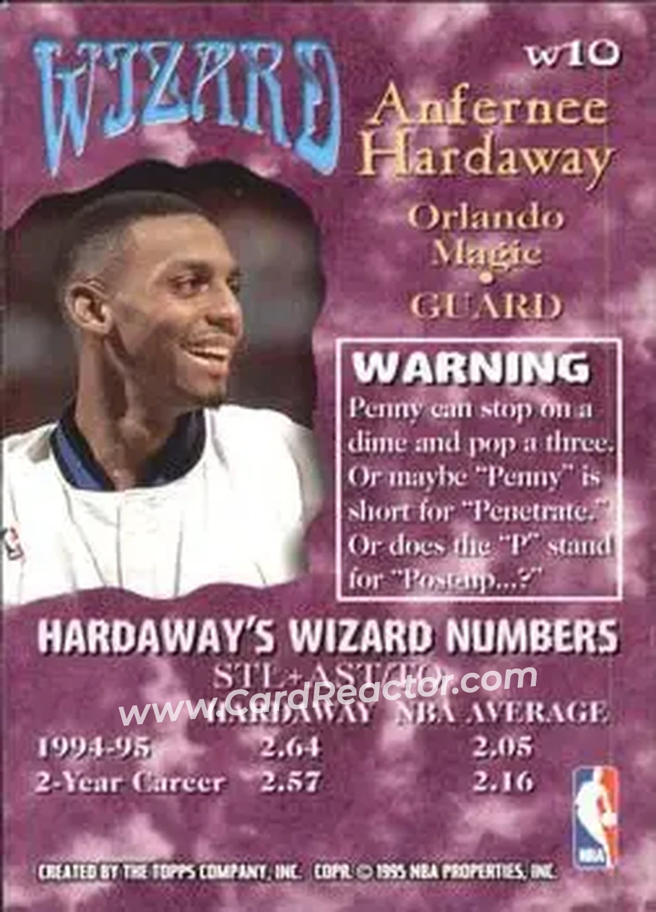 Back of Anfernee Hardaway