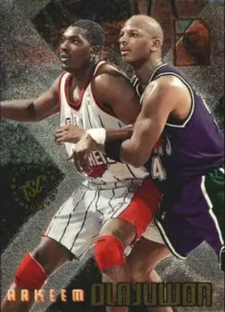 1995-96 Stadium Club #X1 X-2 Hakeem Olajuwon