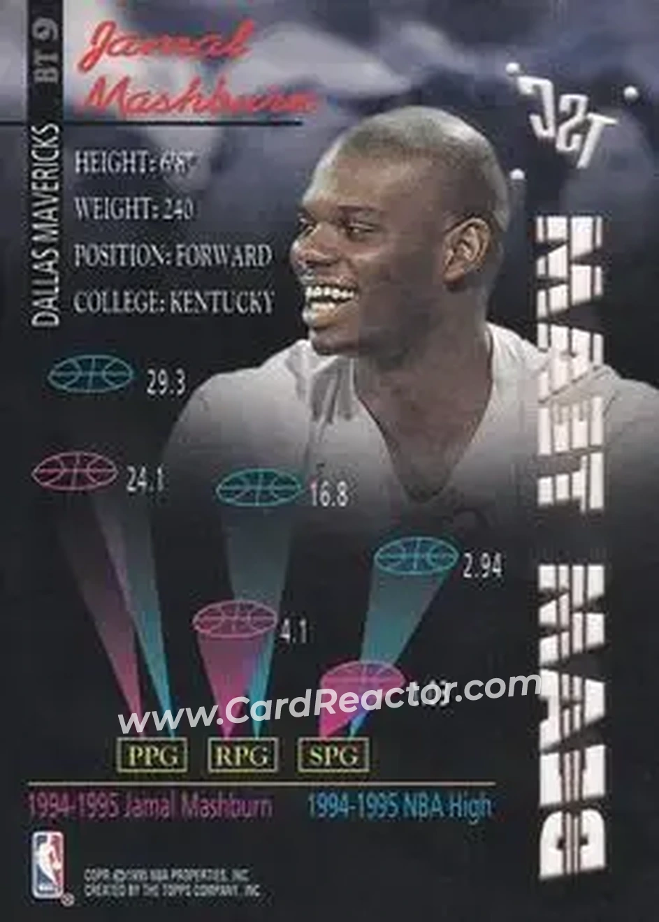 Back of Jamal Mashburn