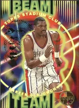 1995-96 Stadium Club #B12 Beam Team Members Only Hakeem Olajuwon