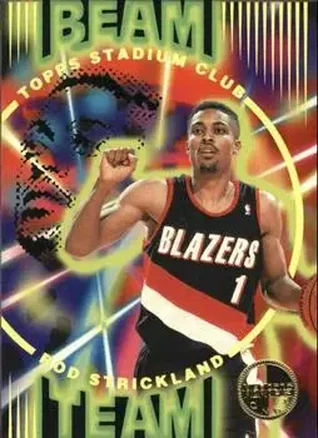 1995-96 Stadium Club #B16 Beam Team Members Only Rod Strickland