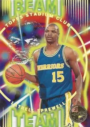 1995-96 Stadium Club #B18 Beam Team Members Only Latrell Sprewell