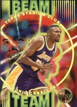 1995-96 Stadium Club #B20 Beam Team Members Only Cedric Ceballos