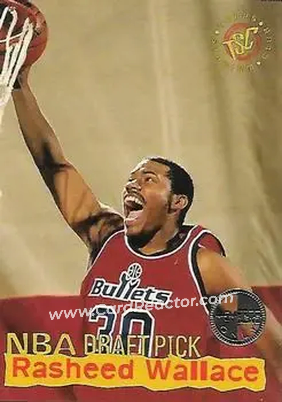 Front of Rasheed Wallace
