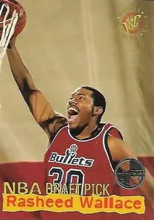 1995-96 Stadium Club #4 Draft Picks Members Only Rasheed Wallace