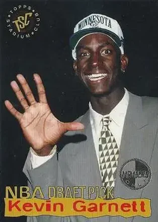 1995-96 Stadium Club #5 Draft Picks Members Only Kevin Garnett