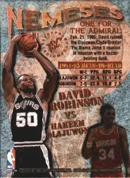 1995-96 Stadium Club - Nemeses Members Only #N1 - Card #N1