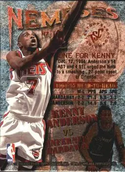 1995-96 Stadium Club - Nemeses Members Only #N7 - Card #N7 - Back