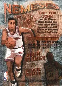 1995-96 Stadium Club - Nemeses Members Only #N8 - Card #N8 - Back