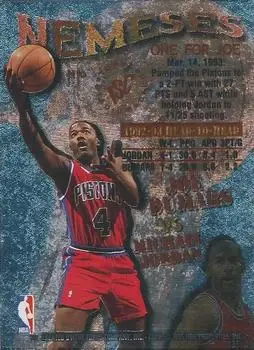 1995-96 Stadium Club - Nemeses Members Only #N10 - Card #N10 1995-96 Stadium Club - Nemeses Members Only #N10 - Card #N10