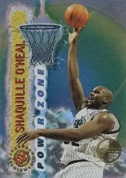 1995-96 Stadium Club #PZ1 Power Zone Members Only Shaquille O'Neal