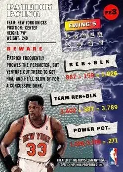 Back of Patrick Ewing