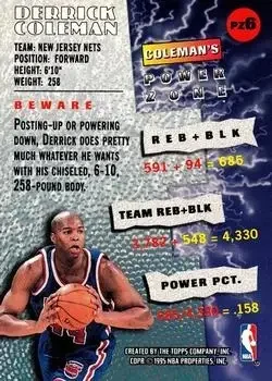 Back of Derrick Coleman