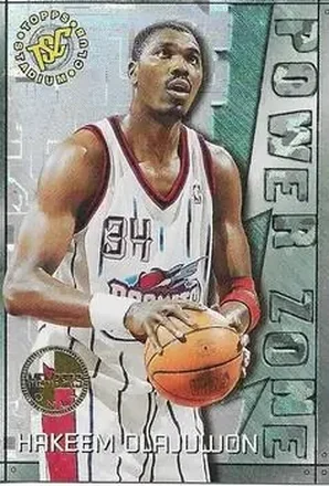1995-96 Stadium Club #PZ7 Power Zone Members Only Hakeem Olajuwon