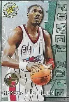 1995-96 Stadium Club #PZ7 Power Zone Members Only Hakeem Olajuwon
