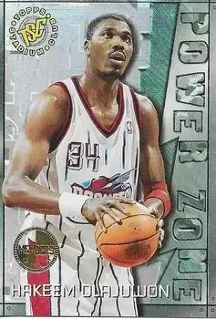 1995-96 Stadium Club #PZ7 Power Zone Members Only Hakeem Olajuwon