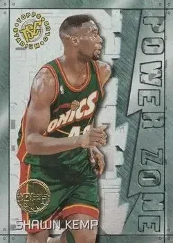 1995-96 Stadium Club #PZ9 Power Zone Members Only Shawn Kemp