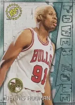 1995-96 Stadium Club #PZ10 Power Zone Members Only Dennis Rodman